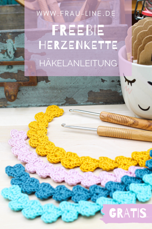 Freebie Geh Kelte Kette Aus Herzen Frau Line