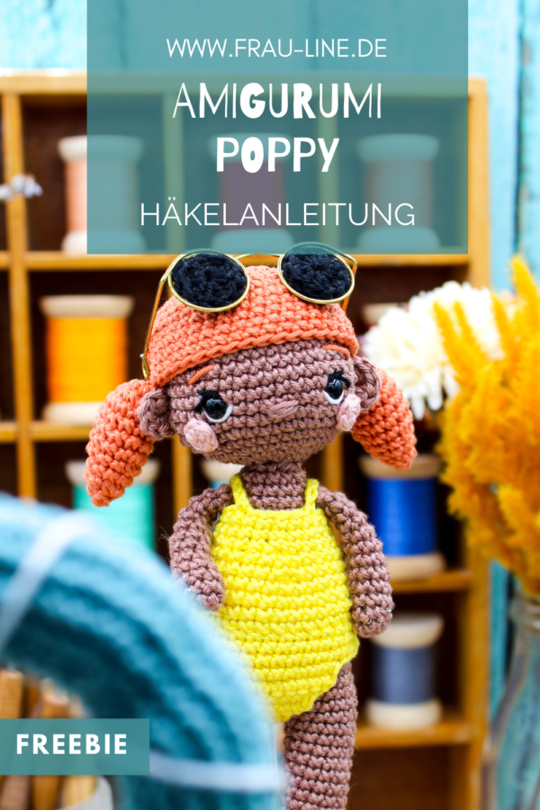 Freebie Mit Amigurumi Poppy In Den Sommer Frau Line