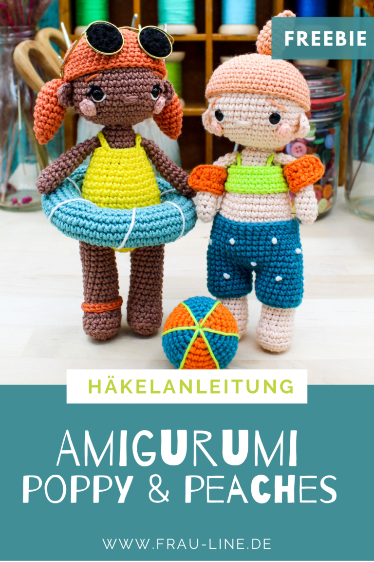 Freebie Mit Amigurumi Poppy In Den Sommer Frau Line