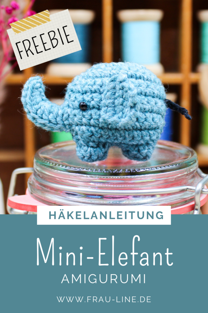 Pin Frau Line Freebie Häkeln Amigurumi Elefant