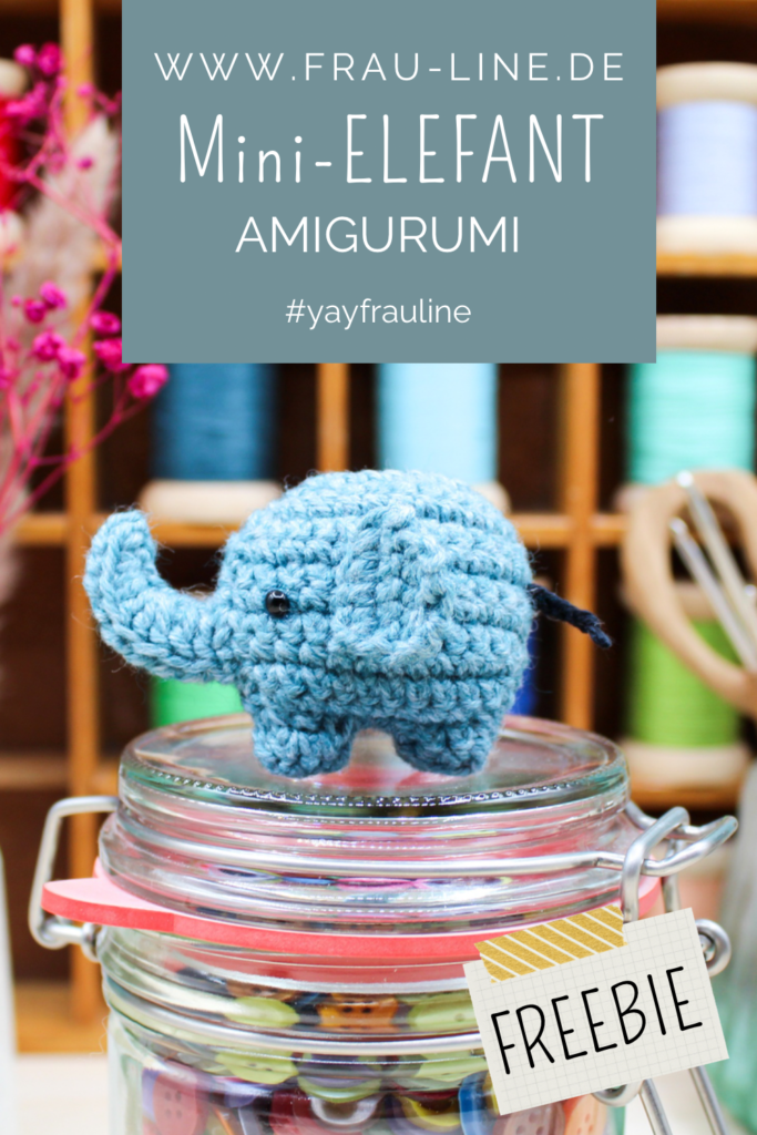 Pin Frau Line Häkelnaleitung Mini Amigurumi Elefant