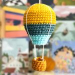 Cover Frau Line Freebie Amigurumi häkeln Heissluftballon